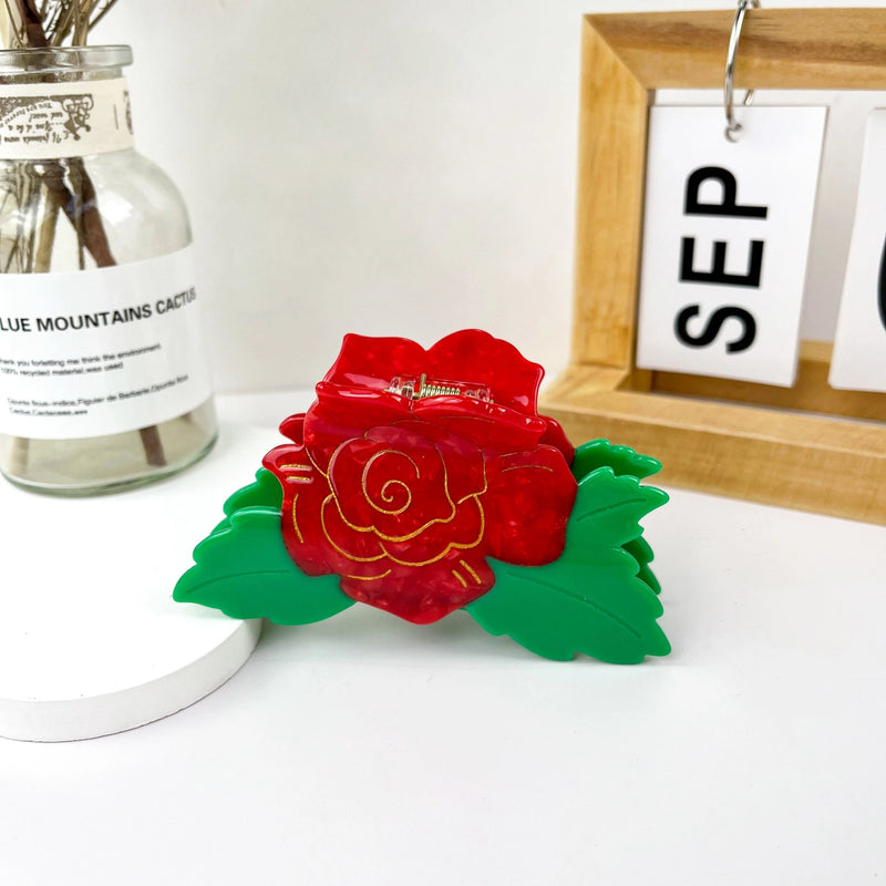 Rose Hair Clip