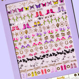 Howdy Nail Art Stickers
