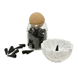 Topaz & Sunflower Fragrance: 100 Piece Incense Cones in Jar