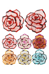 Tortoiseshell Rose Hair Clip