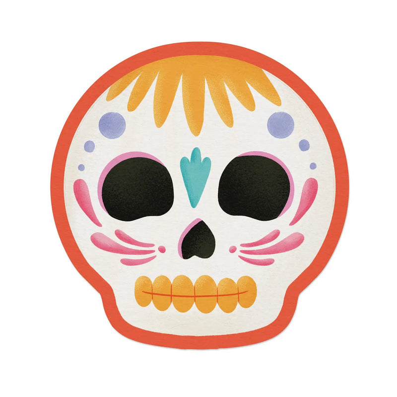Calavera Sugar Skull Vinyl Sticker