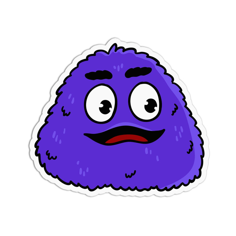 Grimace Textured Sticker