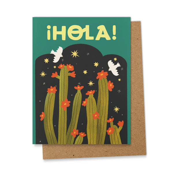 Hola Greeting Card