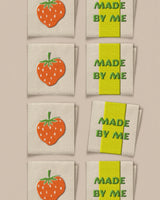 Made By Me Strawberry Square Garment Labels