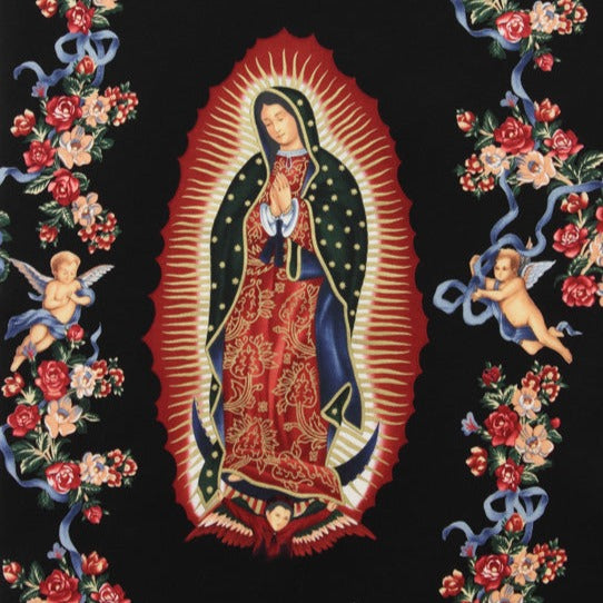 F2063 Virgin de Guadalupe Black