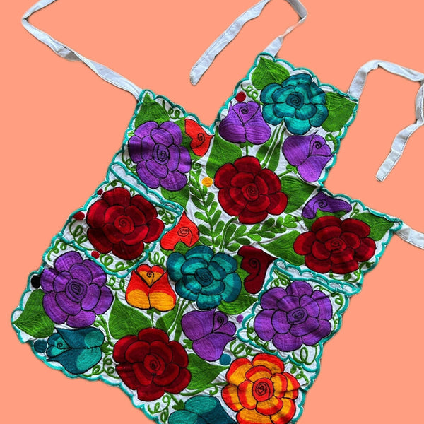 Mexican Embroidered Apron – Sew Bonita