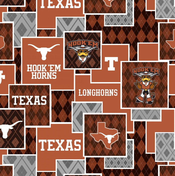 NCAA University of Texas Longhorns Argyle - FQ