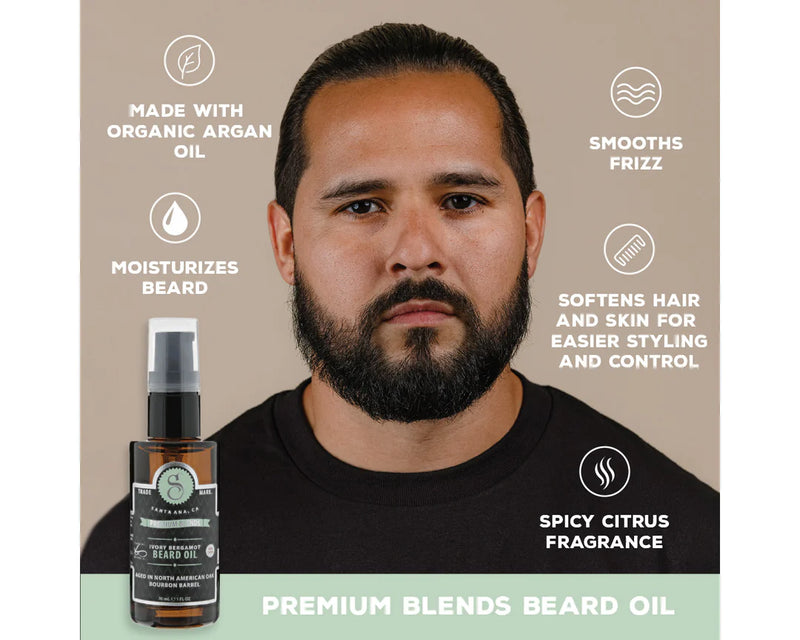 Premium Beard Oil - Ivory Bergamot