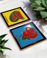 Loteria Tile Coasters at Sew Bonita in Corpus Christi, TX.