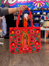 Virgen de Guadalupe Bag at Sew Bonita in Corpus Christi, TX.