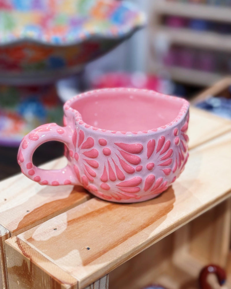 Small Pink Heart Talavera Mug