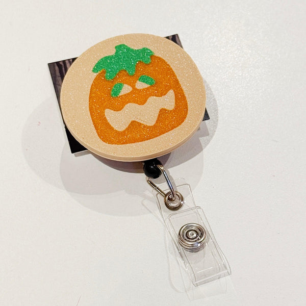 Pumpkin Halloween Cookie Badge Reel