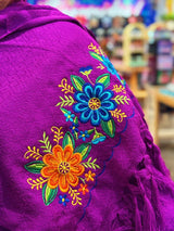 Embroidered Daisy Rebozos