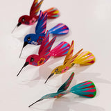 Colorful Tin Hummingbirds