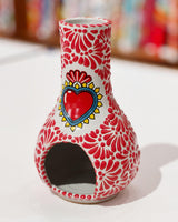 sacred heart handmade mini chimney TALAVERA CHIMENEA from talavera salazar at sew bonita