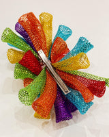 Colorful Mesh Hair Clip