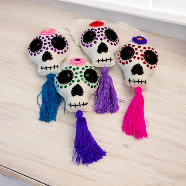 Large Calavera Pom