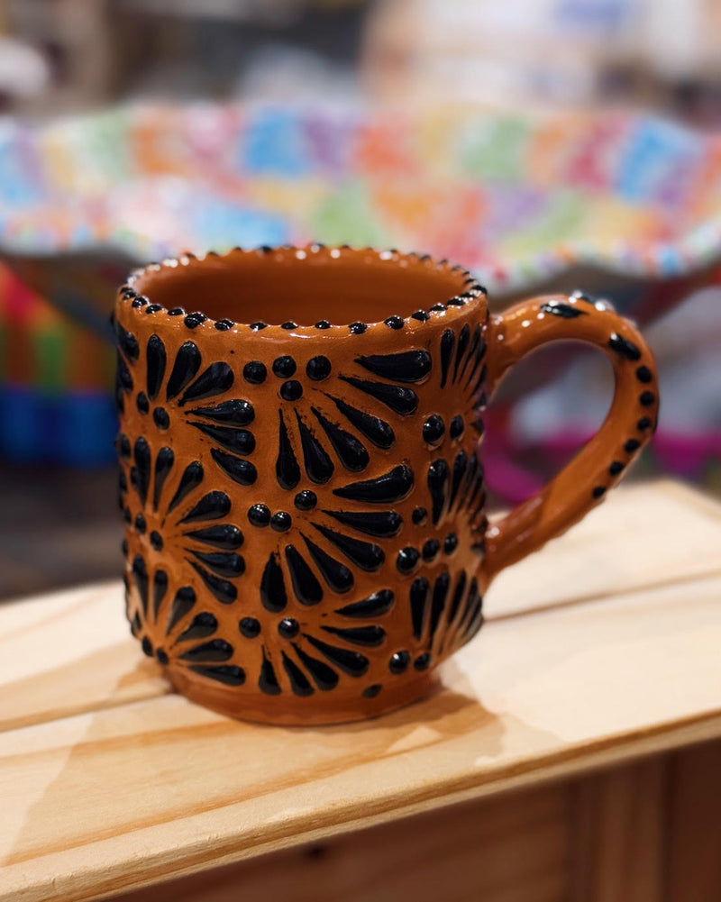 Barro/Black Talavera Coffee Mug