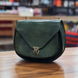 Leather Saddle Bag Crossbody