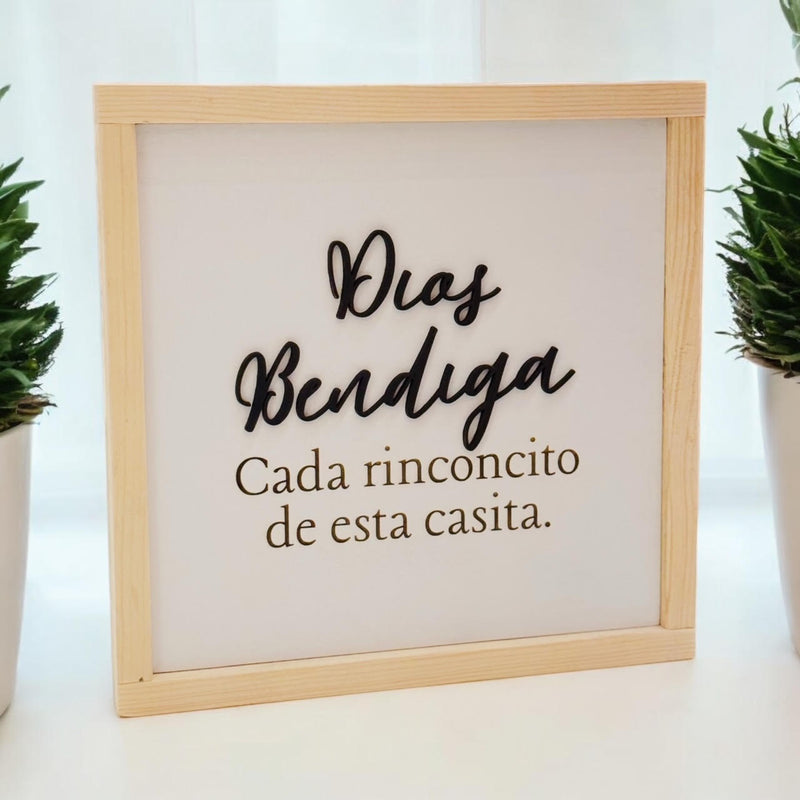 Dios Bendiga Sign