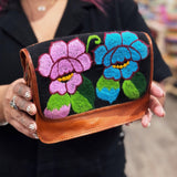 Small Leather Embroidered Crossbody