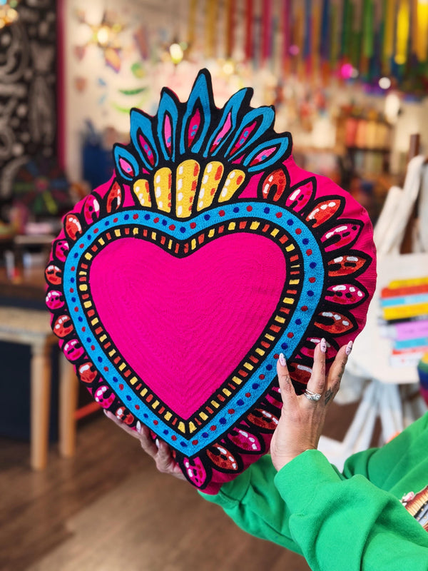 Cushion Milagro Heart Pink