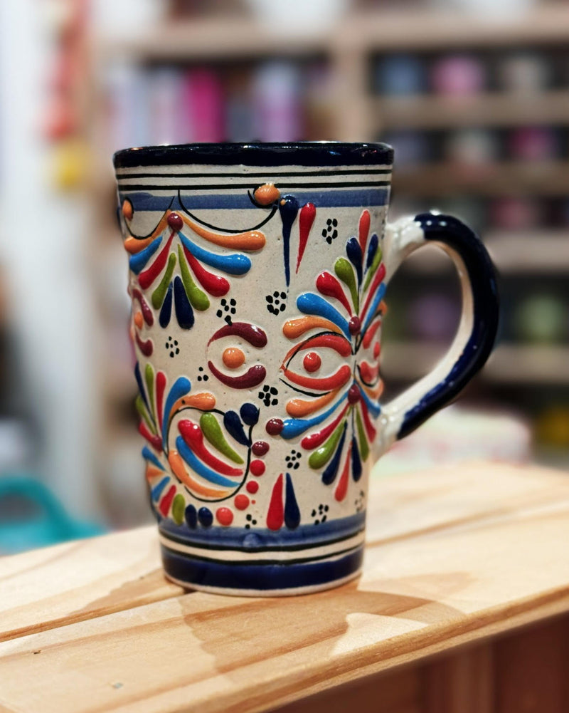 Fiesta Tall Talavera Mug at Sew Bonita in Corpus Christi, TX.