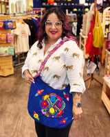 Embroidered Blusa Crossbody