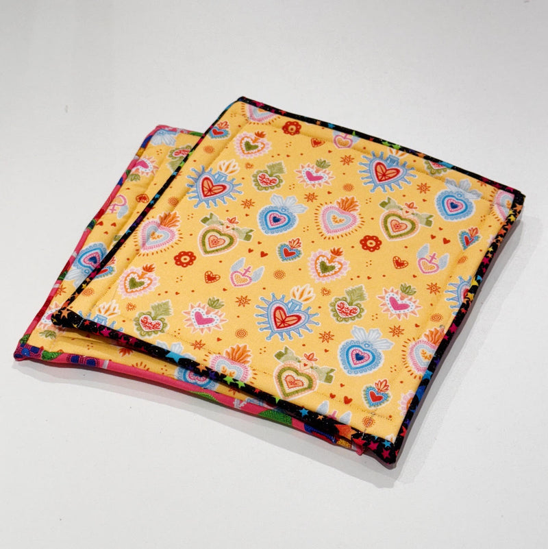 Blue Floral Pot Holder