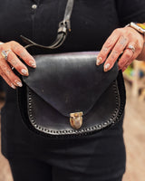 Leather Saddle Bag Crossbody