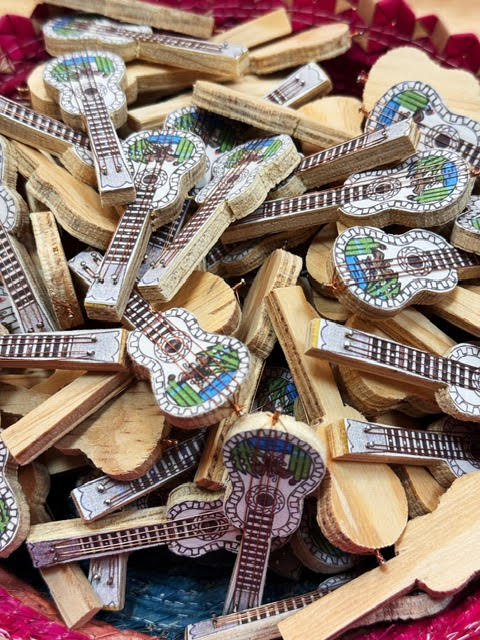 Mini Wood Guitars