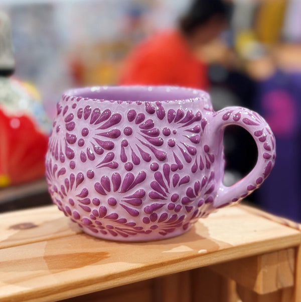 Lilac Talavera Mug