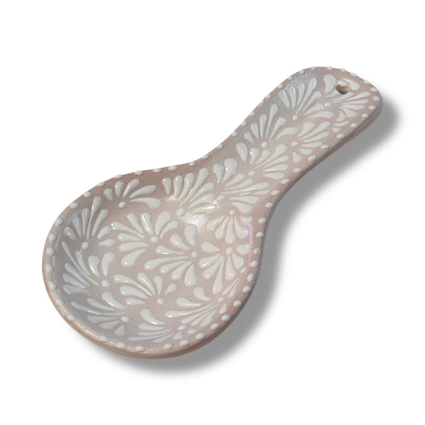 White on White Spoon Rest