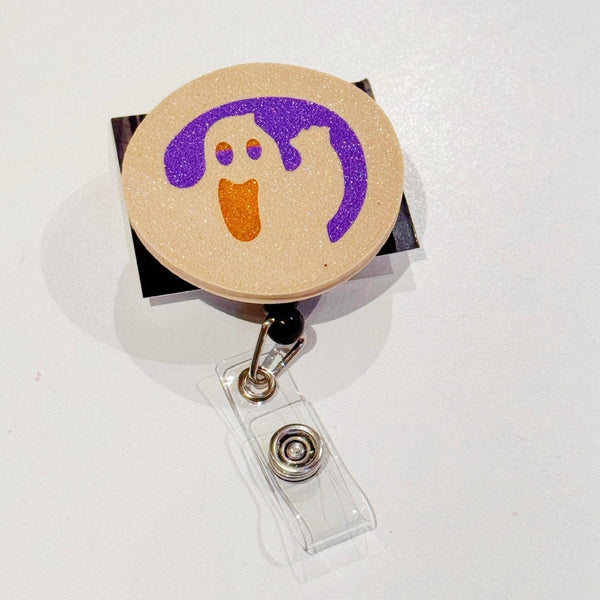 Ghost Halloween Cookie Badge Reel