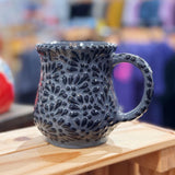 Black and Gray Talavera Mug (w/Lip)