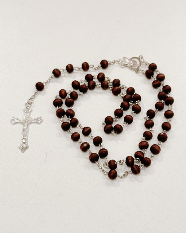 Dark Brown Scented Rosary