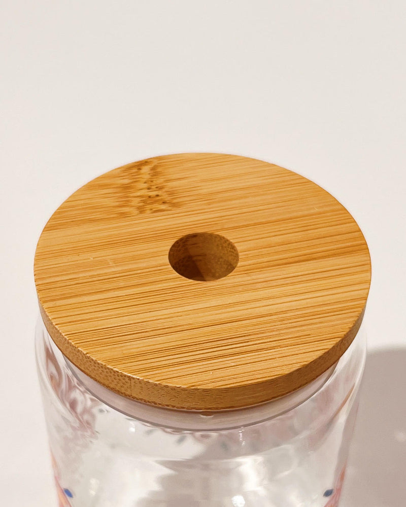 Concha Can Shaped Glass (with Lid)