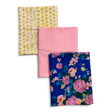 "Pistachio Florals"- 3 Piece Fabric Bundles