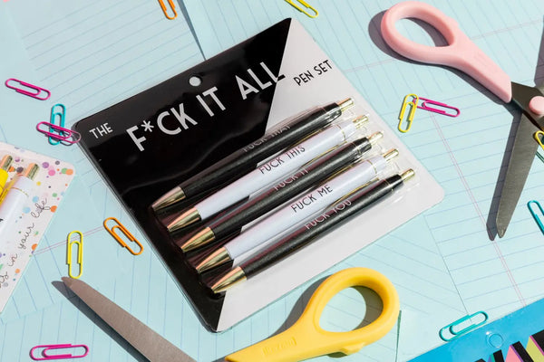 Fresh Out of Fucks Pen Set – Sew Bonita