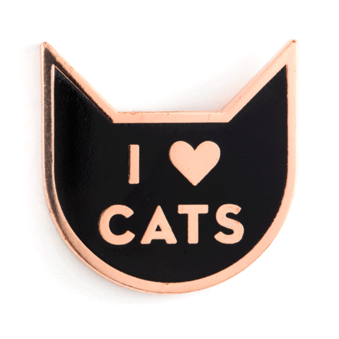 I Heart Cats Pin