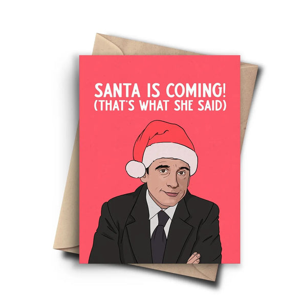 That's What She Said Xmas Card