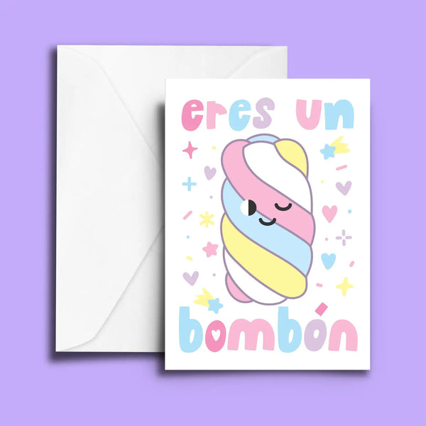 Bombon Greeting Card