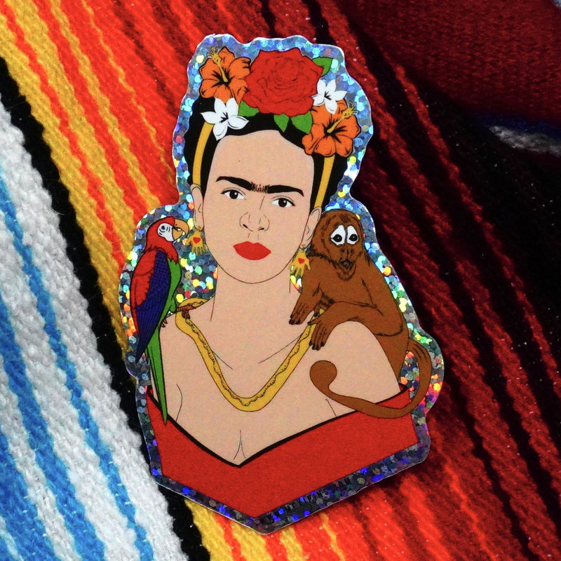 Frida Monkey /Parrot Sticker