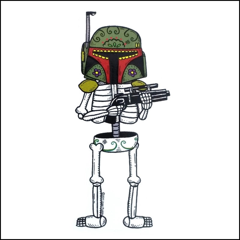 Boba Fett Muertos Sticker