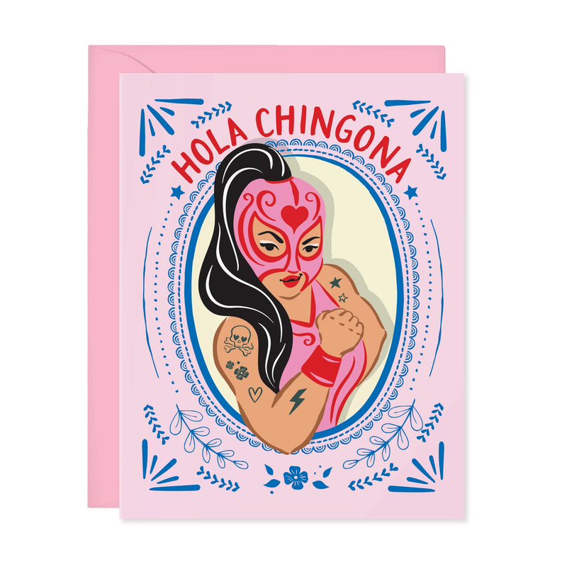 Hola Chingona Card