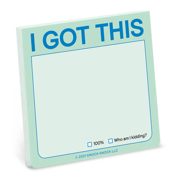 I Got This Sticky Notes