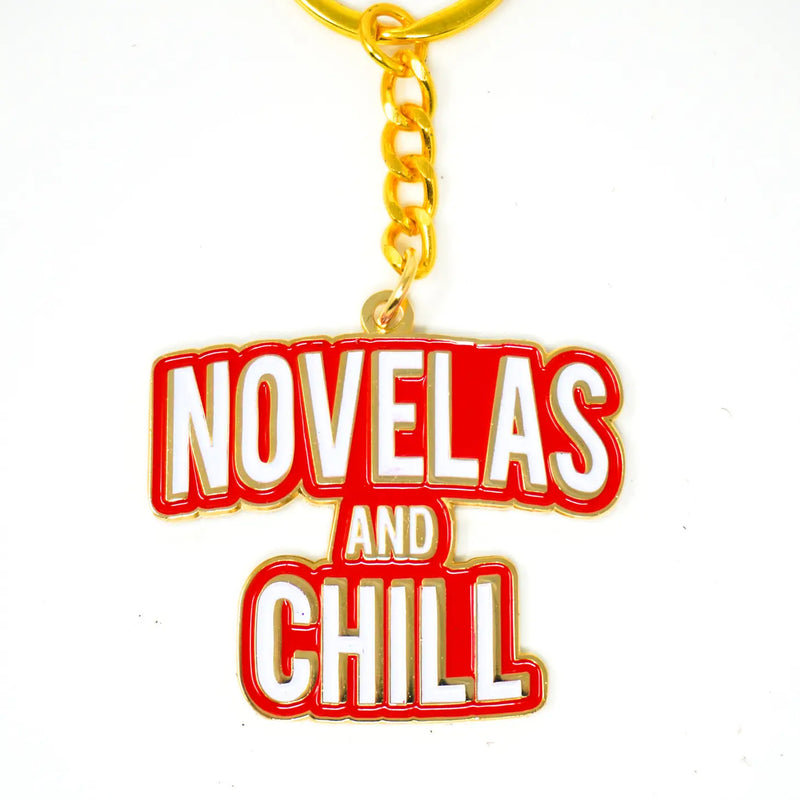 Novelas & Chill Keychain