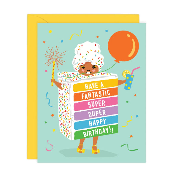 Rainbow Cake Girl Birthday