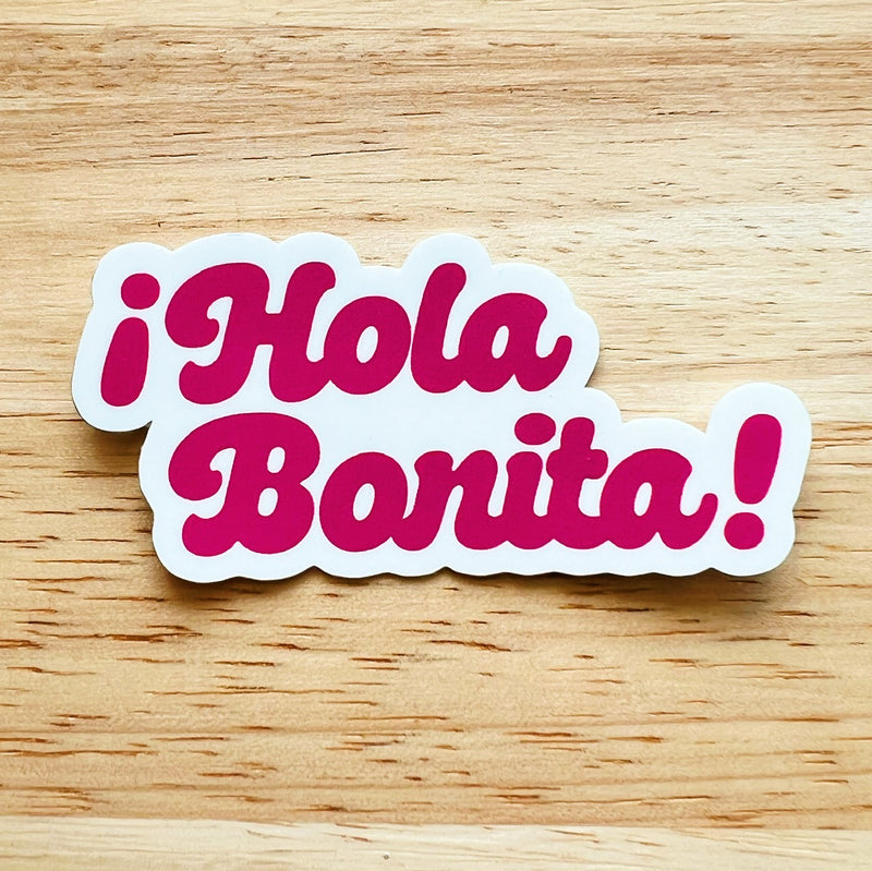 Hola Bonita Sticker