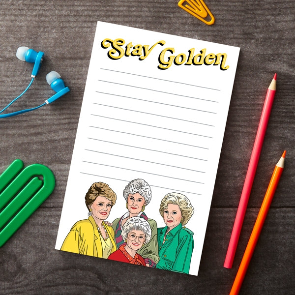 Notepad: Stay Golden